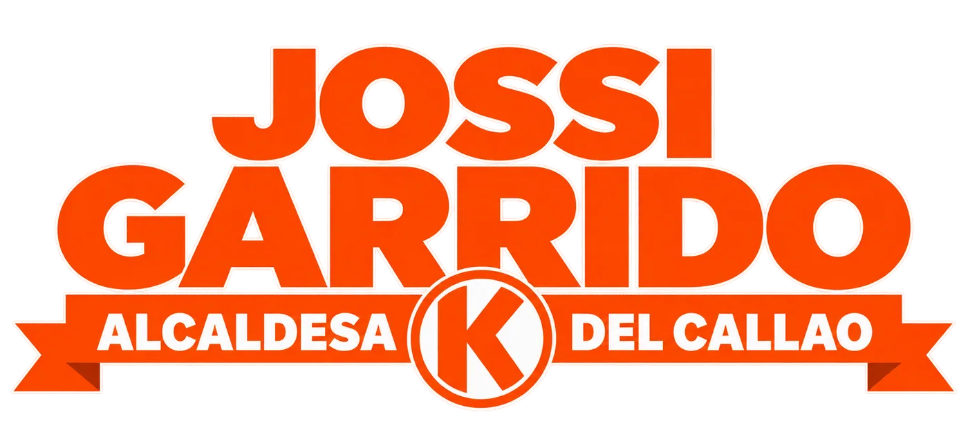 Jossi Garrido, Alcaldesa del Callao, con el símbolo K de Fuerza Popular.