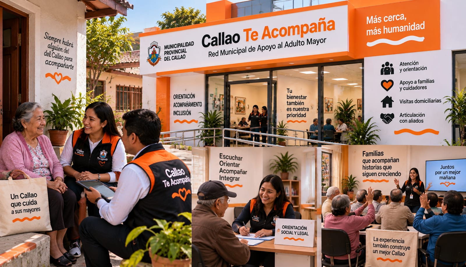 Visualización referencial de Callao Te Acompaña – Red Municipal de Apoyo al Adulto Mayor.